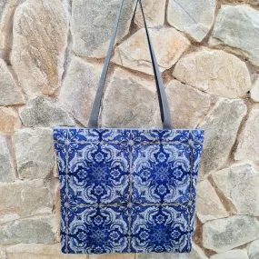 Moroccan Tile - Recycled Felt Tote Bag