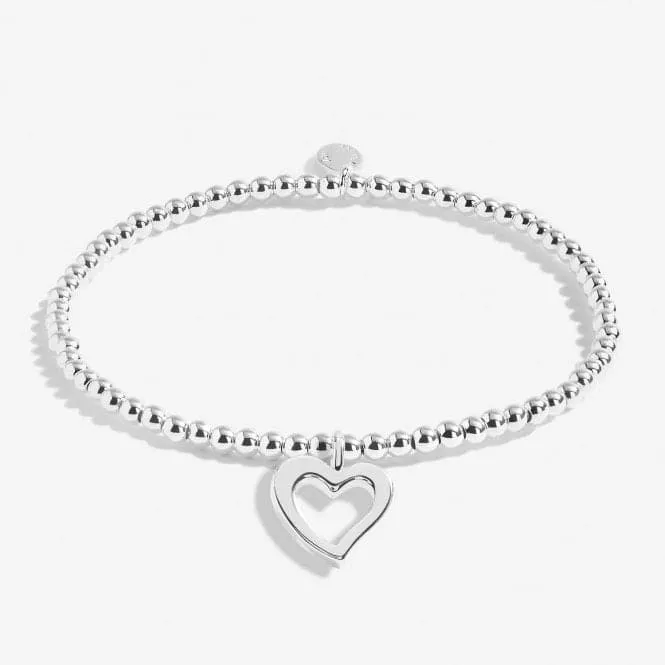 Mother's Day From the Heart Gift Box Love You Mum Silver Plated Bracelet 6962