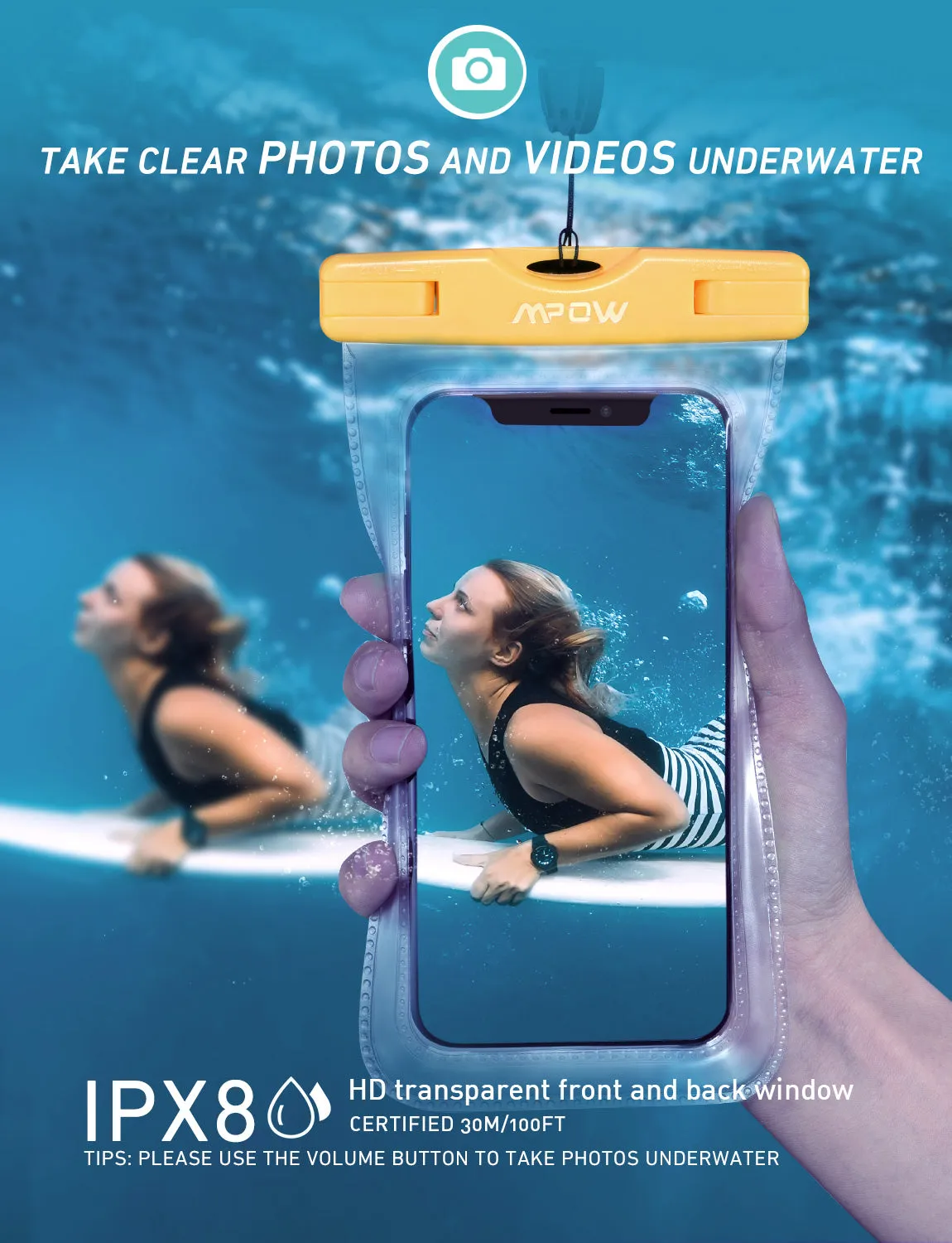 Mpow 097AY Waterproof Phone Pouch