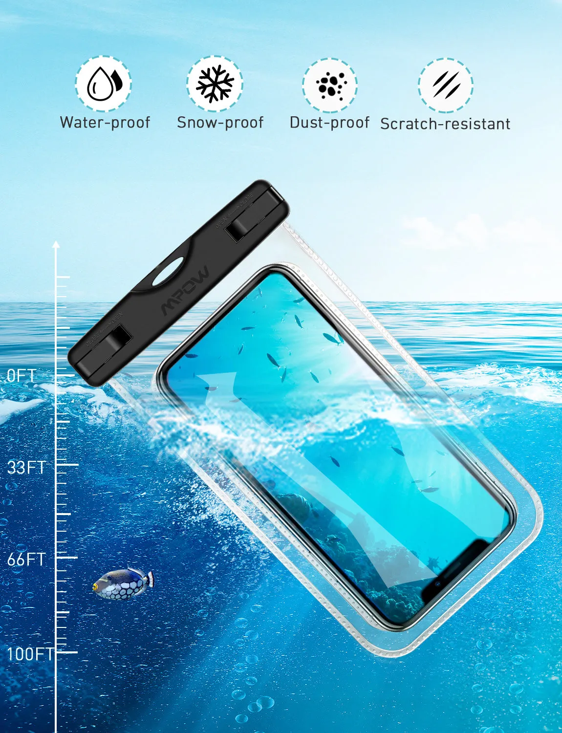 Mpow 097AY Waterproof Phone Pouch