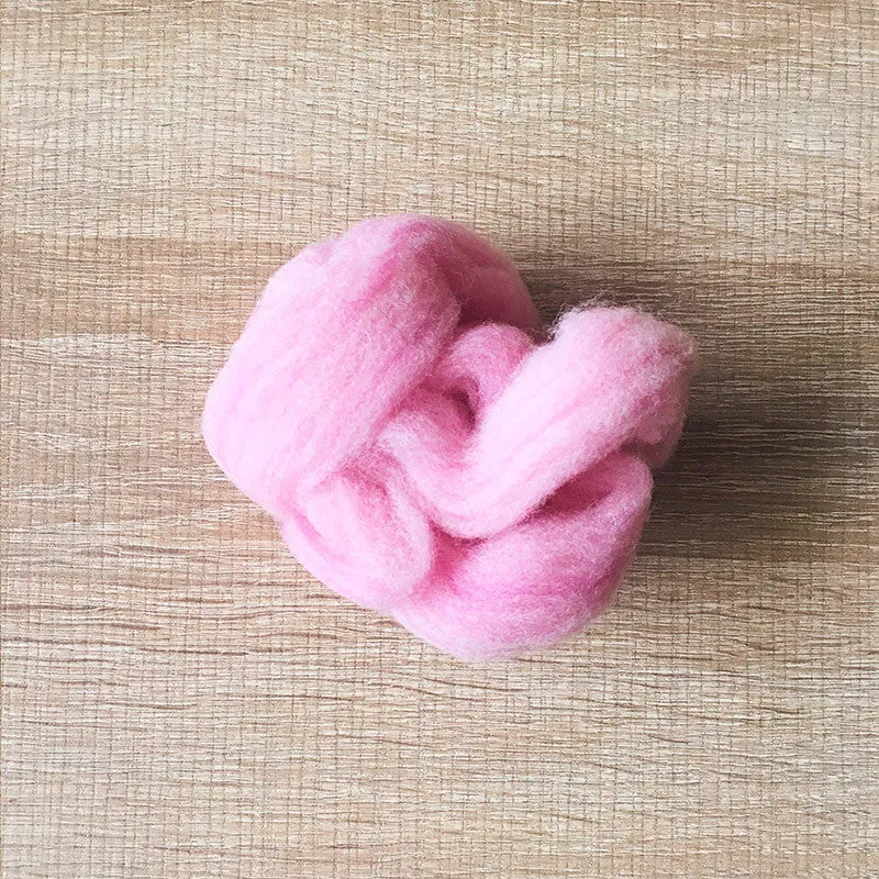 Needle felted wool felting MIX pink purple wool Roving for felting supplies short fabric easy felt