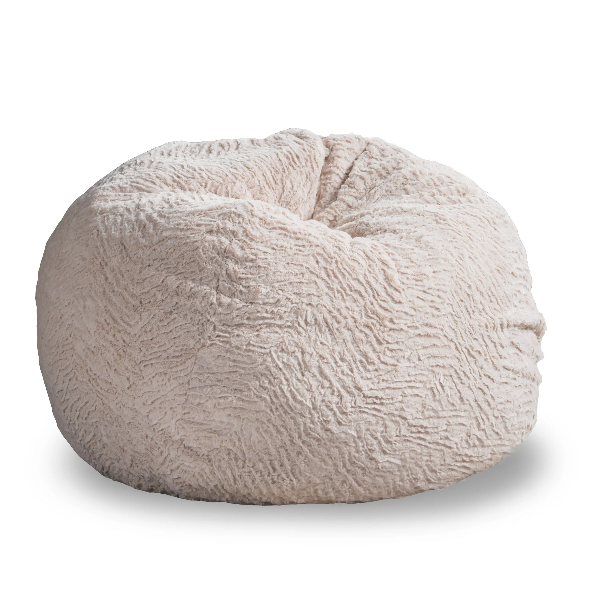 Nolon 3 Ft Shag Fur Beanbag