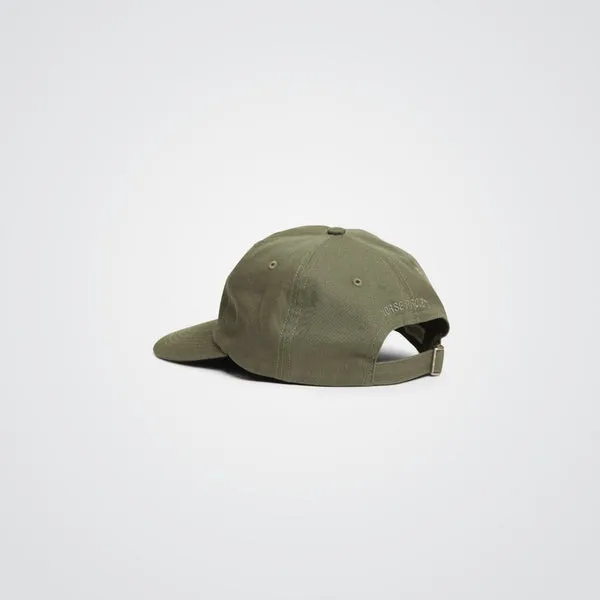 Norse Projects Felt N Twill Sports Cap - Sediment Green