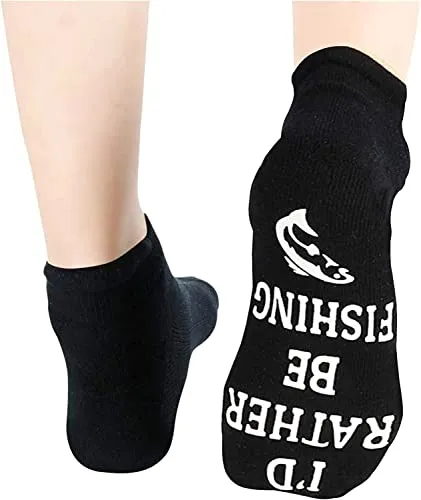 Novelty Fishing Socks, Funny Fishing Gifts for Fishing Lovers, Sports Socks, Gifts For Men Women, Unisex Fishing Themed Socks, Sports Lover Gift, Silly Socks, Fun Socks