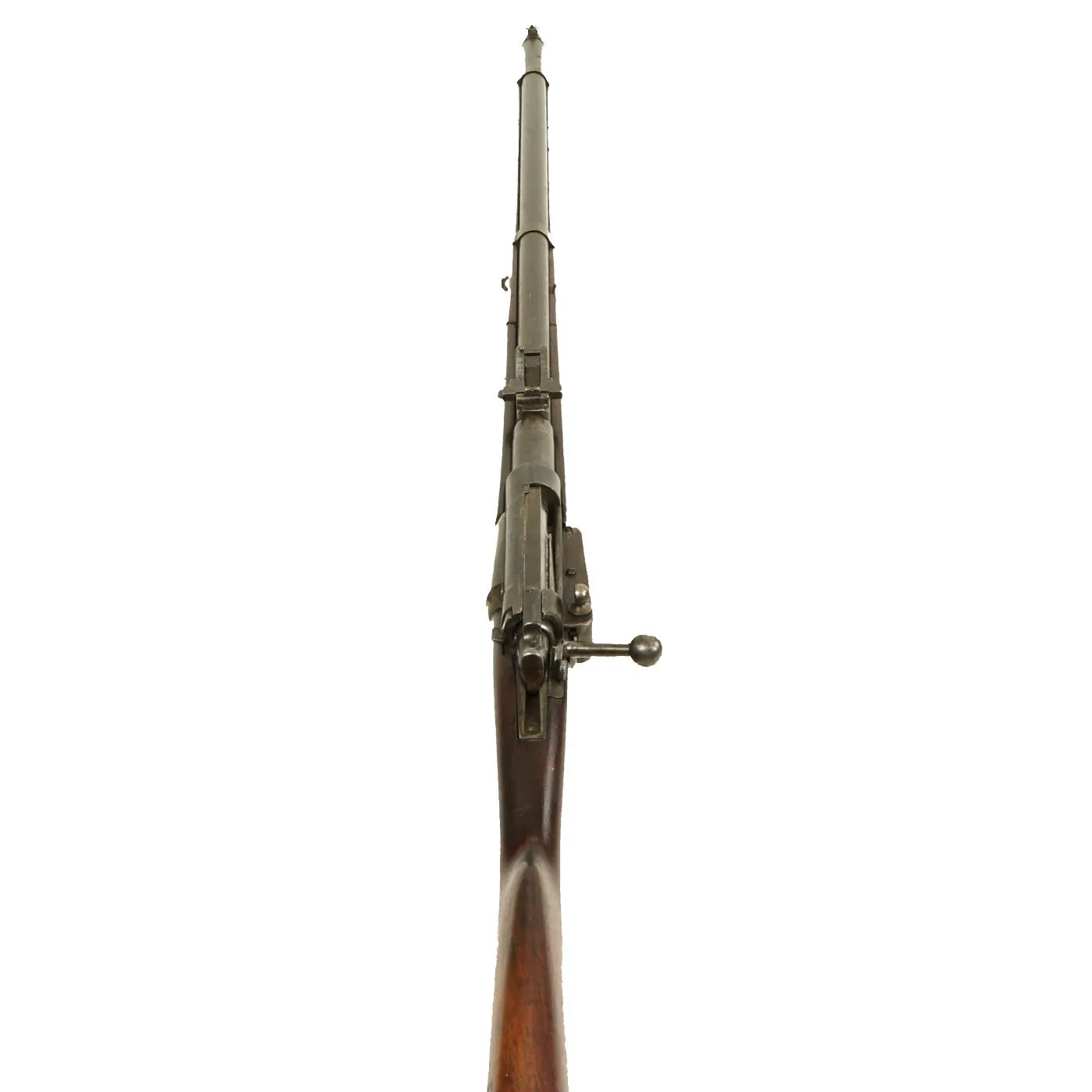 Original Danish Krag–Jørgensen Gevær M/89 Infantry Rifle with Duffle Cut dated 1896 - Serial 44987