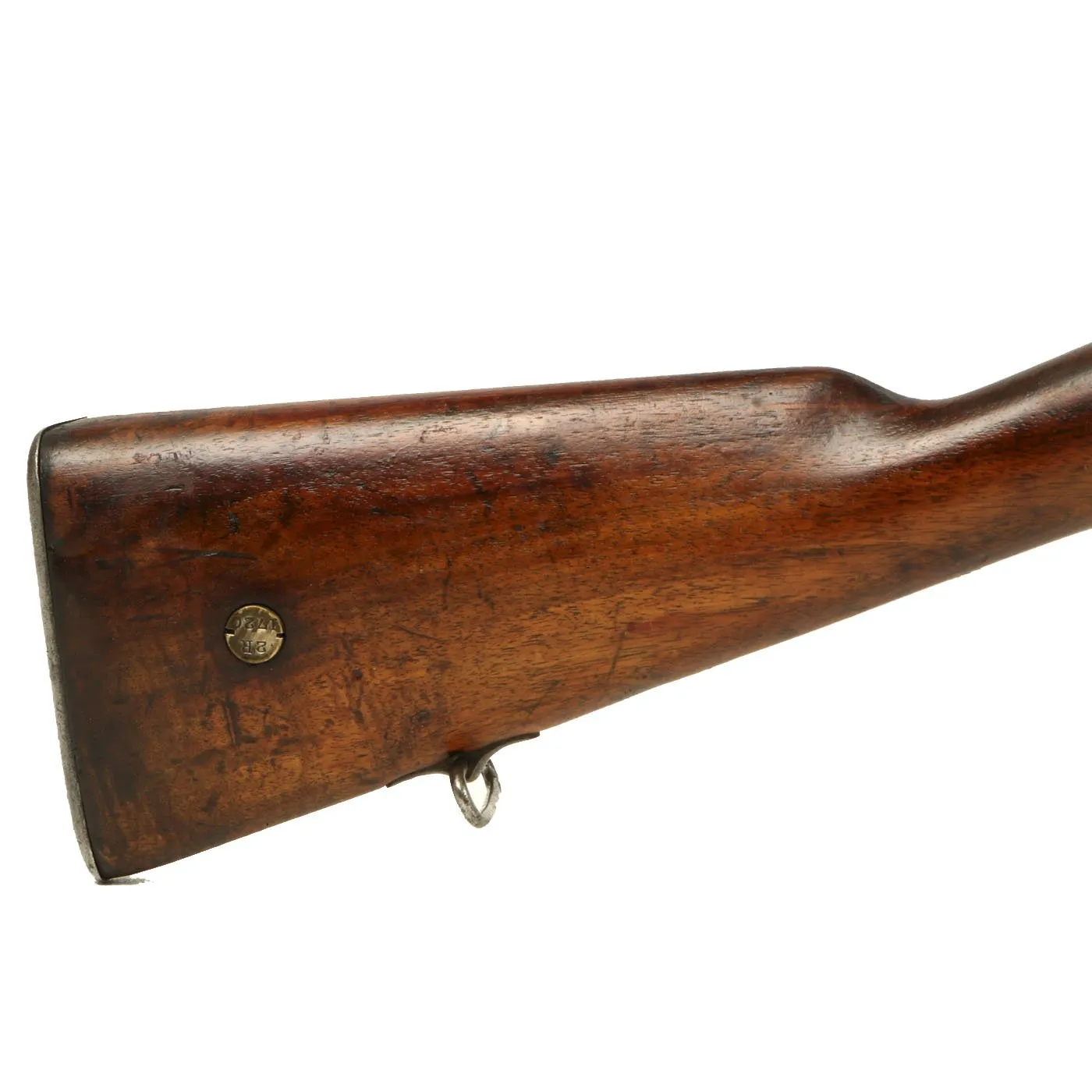 Original Danish Krag–Jørgensen Gevær M/89 Infantry Rifle with Duffle Cut dated 1896 - Serial 44987