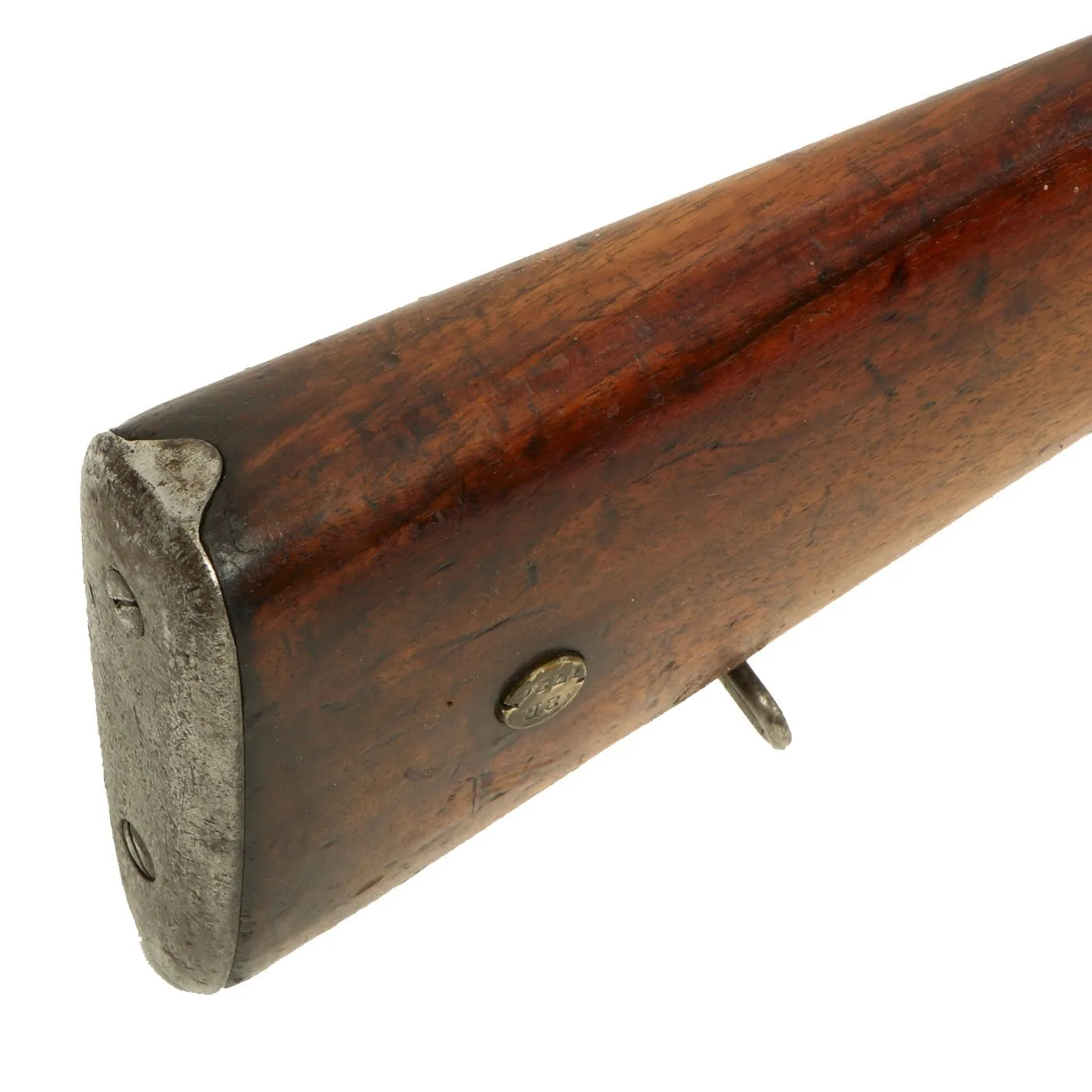 Original Danish Krag–Jørgensen Gevær M/89 Infantry Rifle with Duffle Cut dated 1896 - Serial 44987