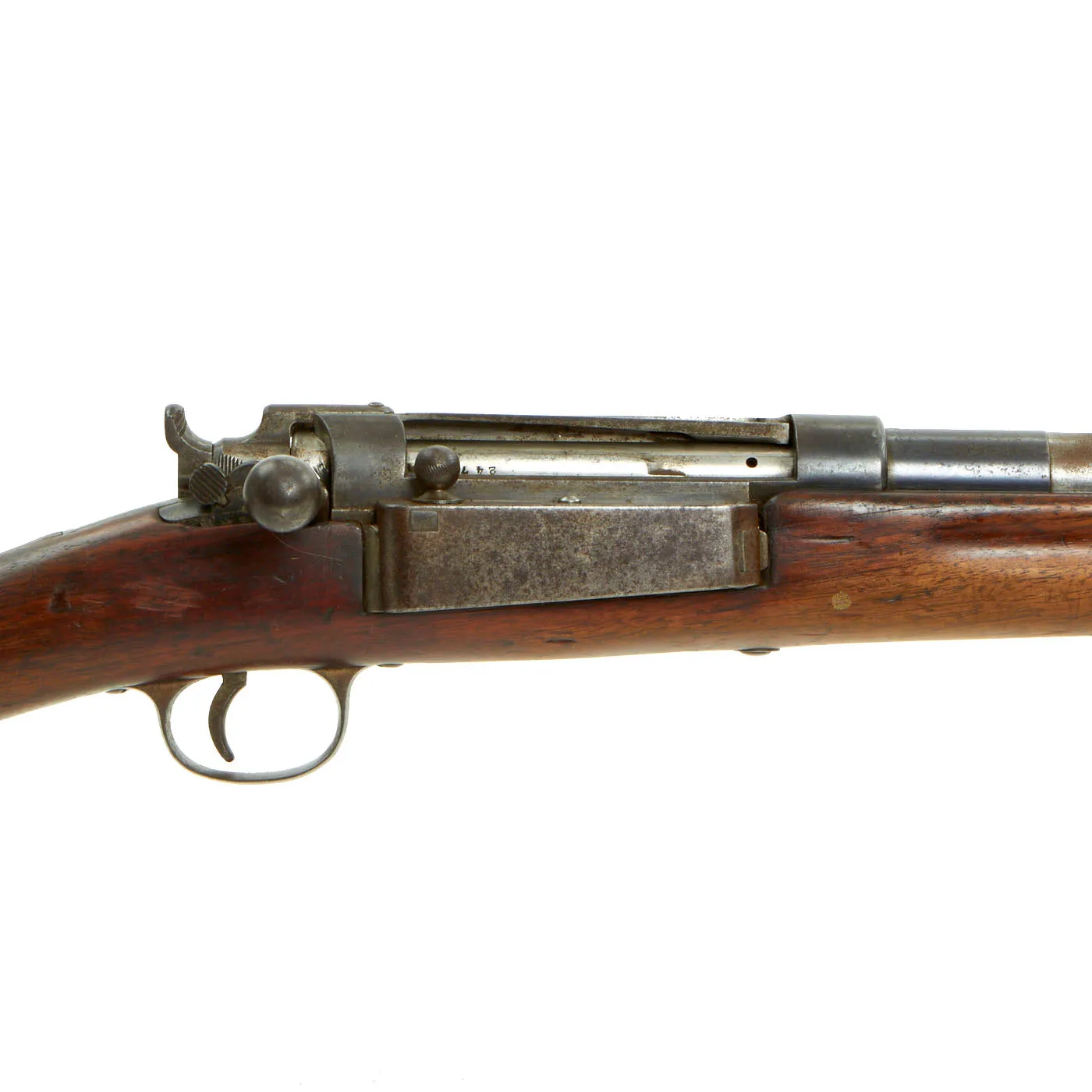 Original Danish Krag–Jørgensen Gevær M/89 Infantry Rifle with Duffle Cut Serial 24703 - dated 1892