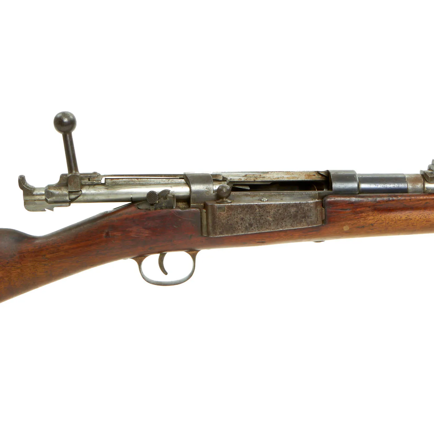 Original Danish Krag–Jørgensen Gevær M/89 Infantry Rifle with Duffle Cut Serial 24703 - dated 1892