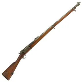 Original Danish Krag–Jørgensen Gevær M/89 Infantry Rifle with Duffle Cut Serial 24703 - dated 1892