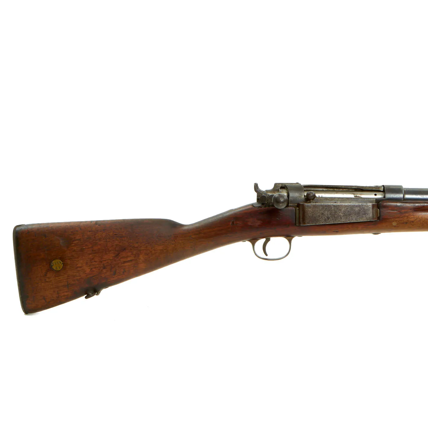 Original Danish Krag–Jørgensen Gevær M/89 Infantry Rifle with Duffle Cut Serial 24703 - dated 1892