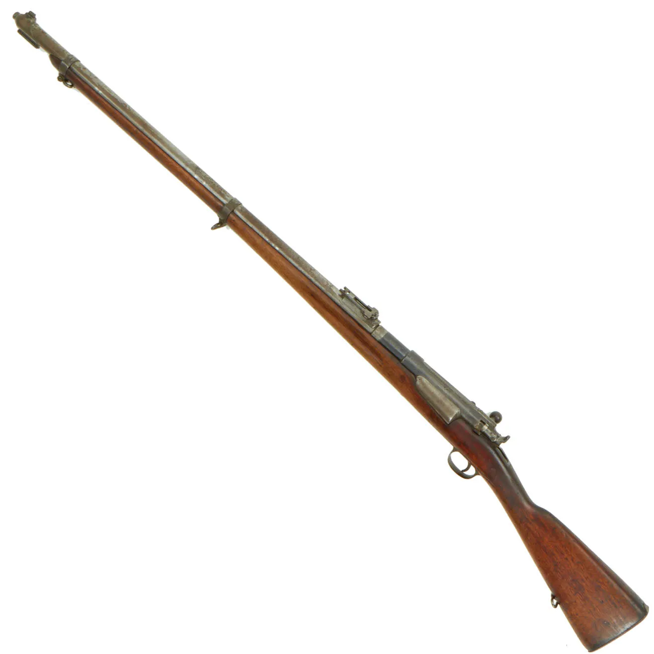 Original Danish Krag–Jørgensen Gevær M/89 Infantry Rifle with Duffle Cut Serial 24703 - dated 1892