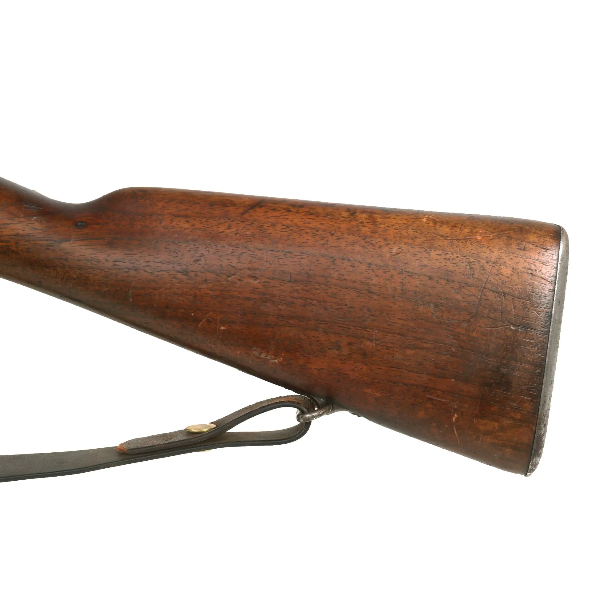 Original Danish Krag–Jørgensen Gevær M/89 Infantry Rifle with Duffle Cut Stock & Bayonet Serial 43734 - Dated 1895