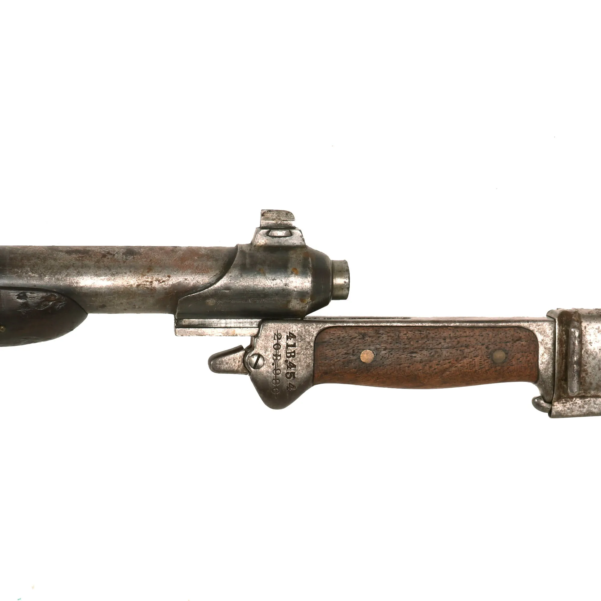 Original Danish Krag–Jørgensen Gevær M/89 Infantry Rifle with Duffle Cut Stock & Bayonet Serial 43734 - Dated 1895