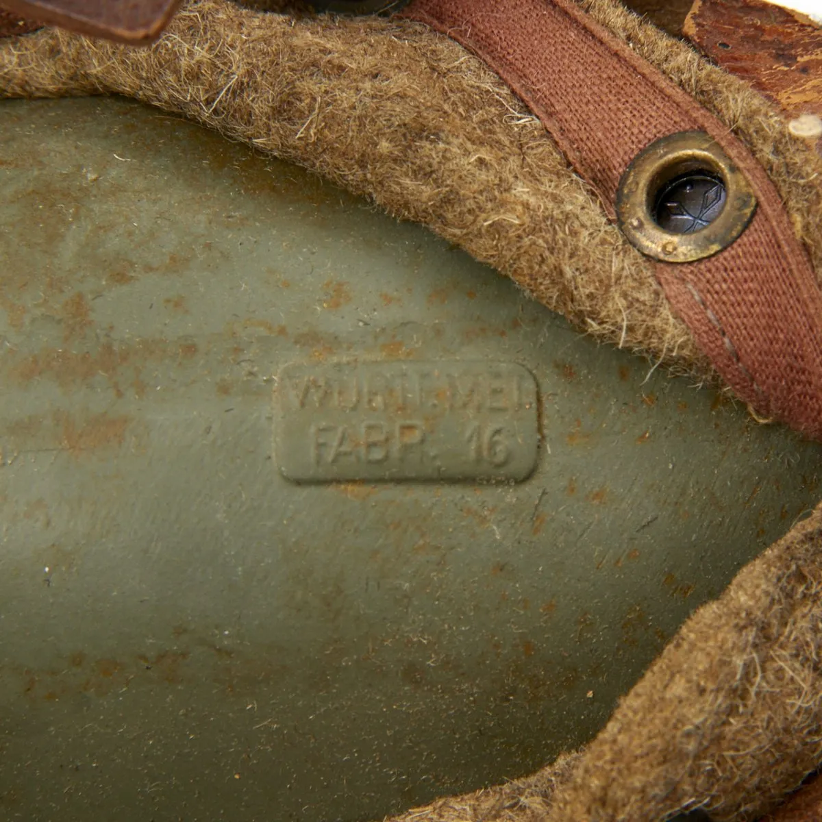 Original Imperial German WWI Mountain Trooper Canteen by Württembergische Metallwarenfabrik - dated 1916