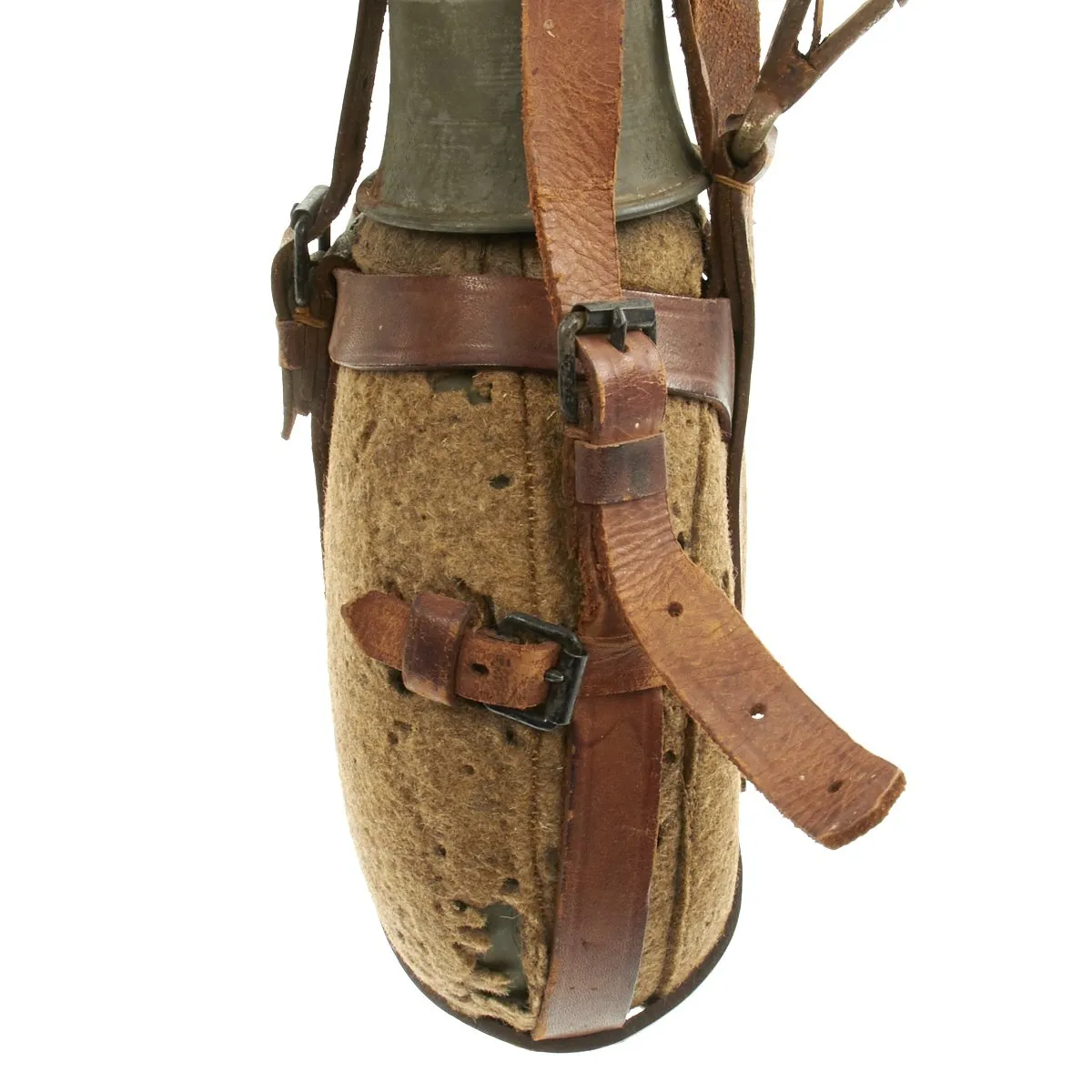 Original Imperial German WWI Mountain Trooper Canteen by Württembergische Metallwarenfabrik - dated 1916