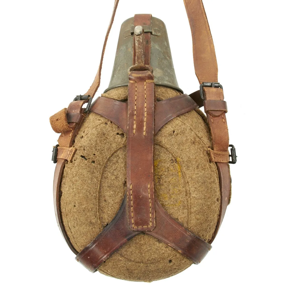 Original Imperial German WWI Mountain Trooper Canteen by Württembergische Metallwarenfabrik - dated 1916