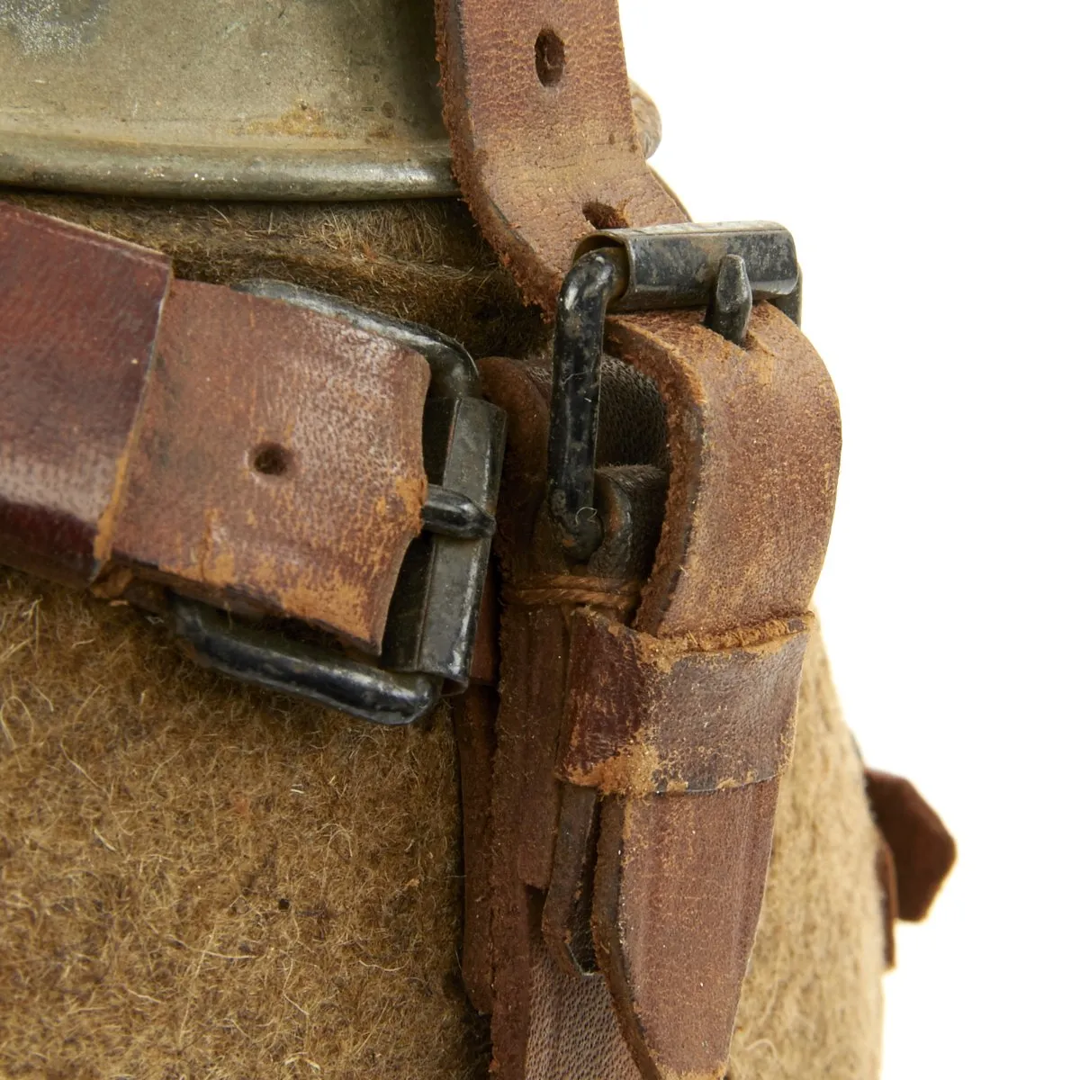 Original Imperial German WWI Mountain Trooper Canteen by Württembergische Metallwarenfabrik - dated 1916