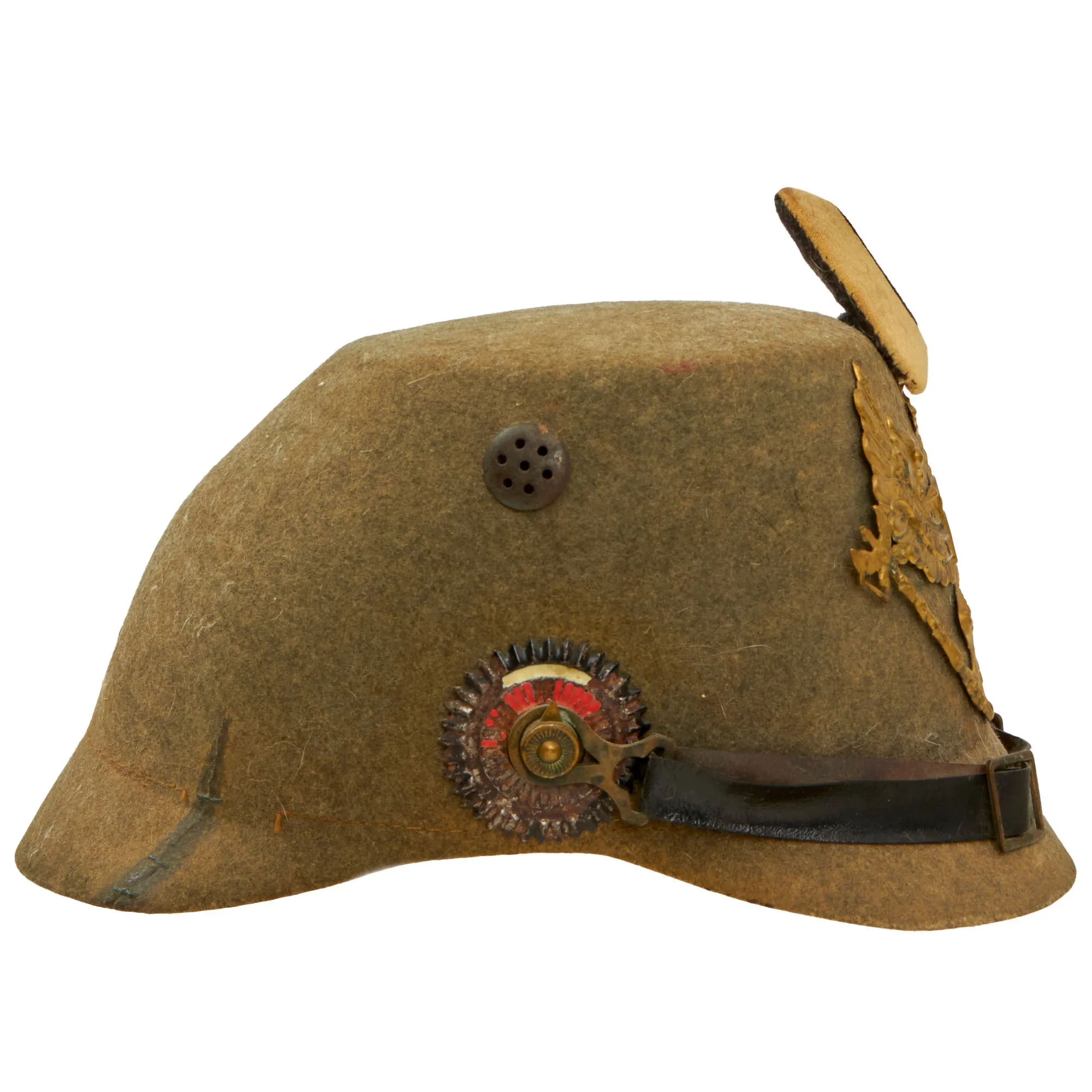 Original Imperial German WWI Prussian M1915 Jäger Enlisted Ersatz Felt Shako