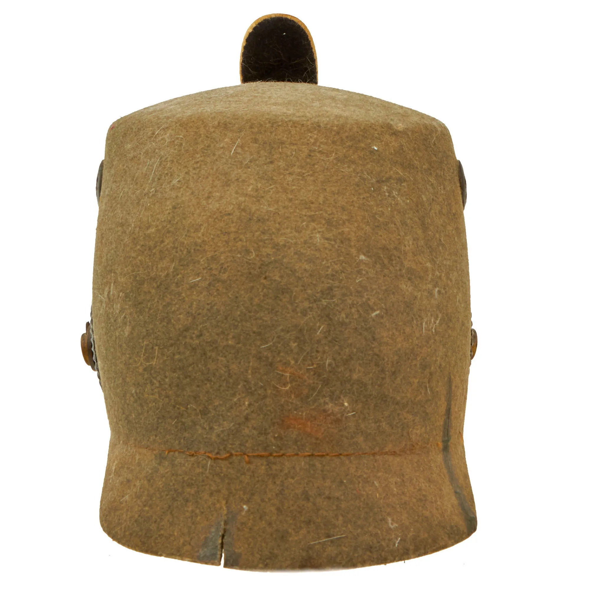 Original Imperial German WWI Prussian M1915 Jäger Enlisted Ersatz Felt Shako