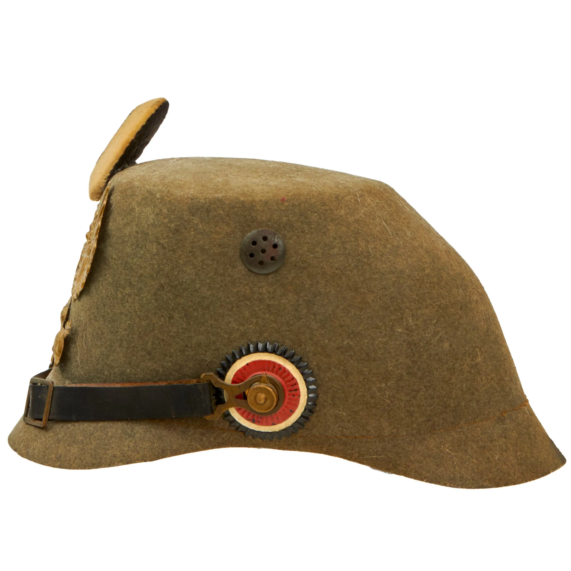 Original Imperial German WWI Prussian M1915 Jäger Enlisted Ersatz Felt Shako