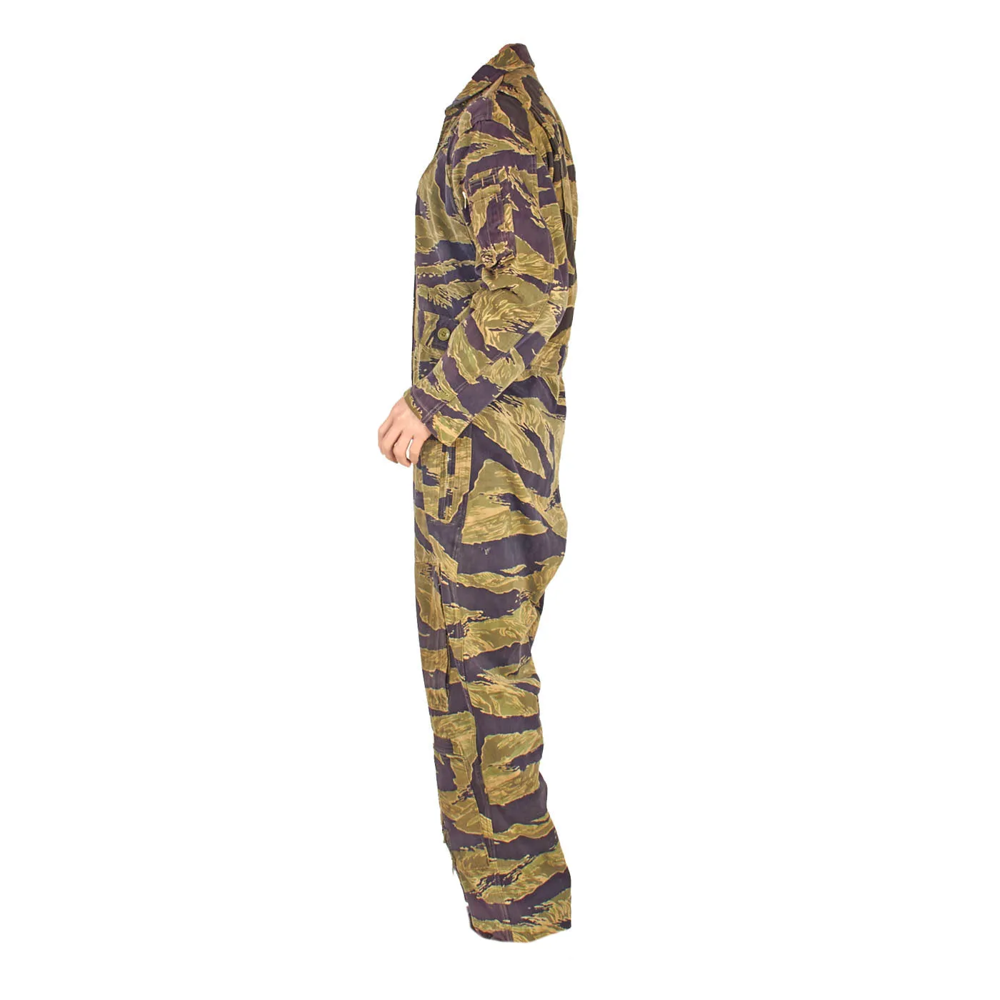 Original Rare Vietnam War Pilot’s Japanese-Made “John Wayne” Pattern Tigerstripe Flightsuit