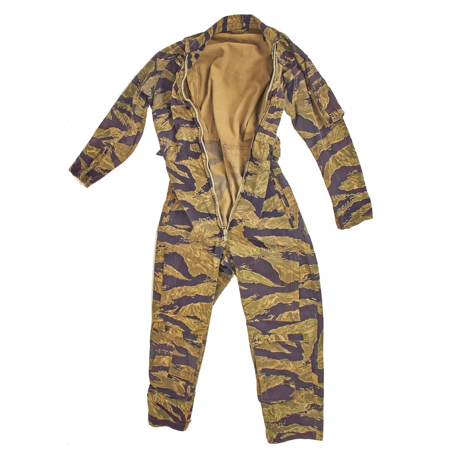 Original Rare Vietnam War Pilot’s Japanese-Made “John Wayne” Pattern Tigerstripe Flightsuit