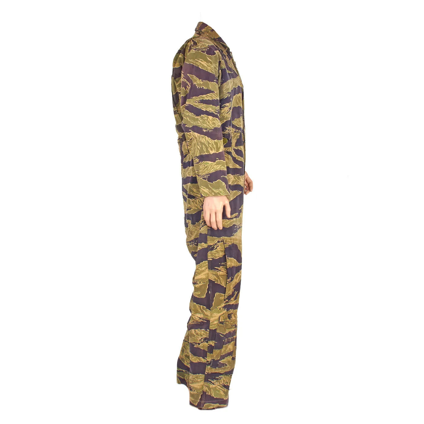 Original Rare Vietnam War Pilot’s Japanese-Made “John Wayne” Pattern Tigerstripe Flightsuit