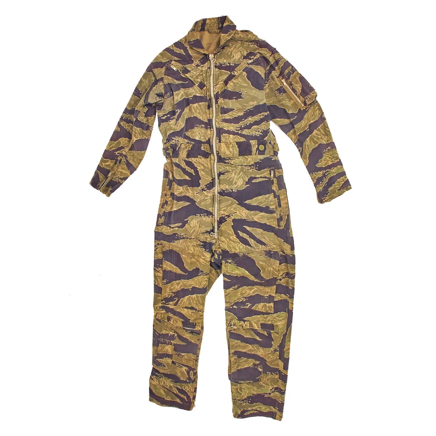 Original Rare Vietnam War Pilot’s Japanese-Made “John Wayne” Pattern Tigerstripe Flightsuit