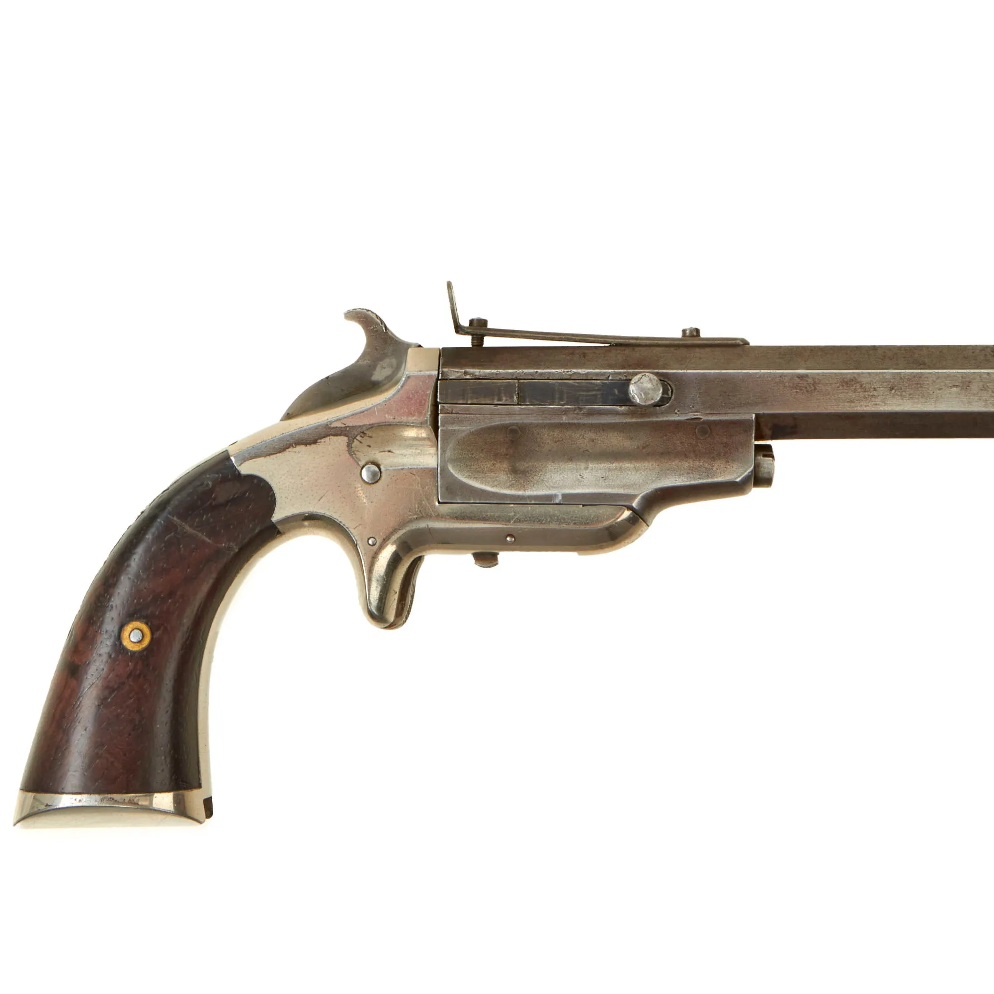 Original Scarce U.S. Frank Wesson M1870 Medium Frame Single Shot .32cal "Pocket Rifle" Target Pistol in Original Presentation Case with Shoulder Stock, 35 Cartridges, & Accessories