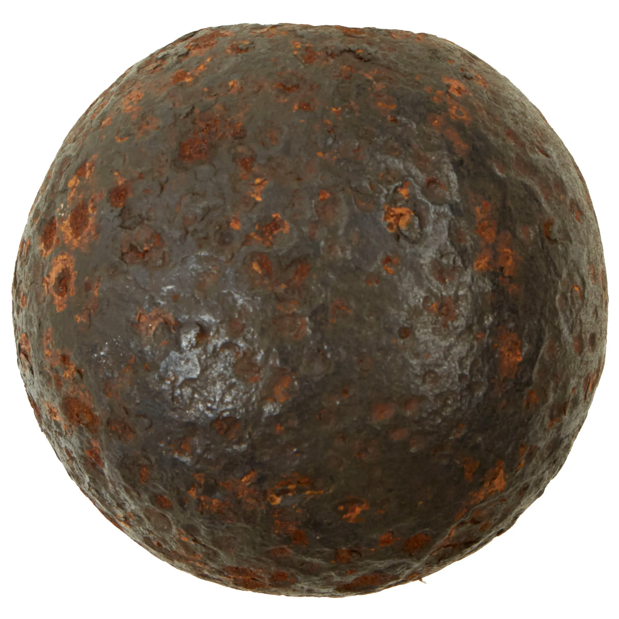 Original U.S. Civil War Inert Confederate Cutaway 12pdr “Napoleon” Spherical Case Shot Cannon Ball for use with Borman Fuze - Recovered In Richmond, Virginia