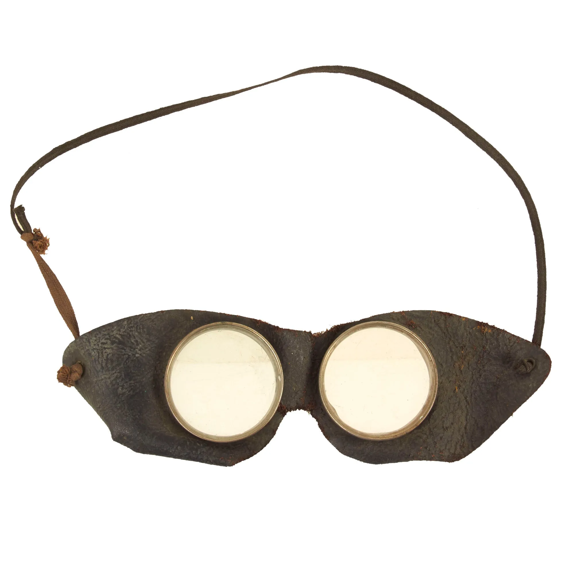 Original U.S. Punitive Expedition Model 1911 Campaign Hat by Ferry Hat Mfg. Co. of New York With Cavalry Hat Cord and Period Dust Goggles - Size 7