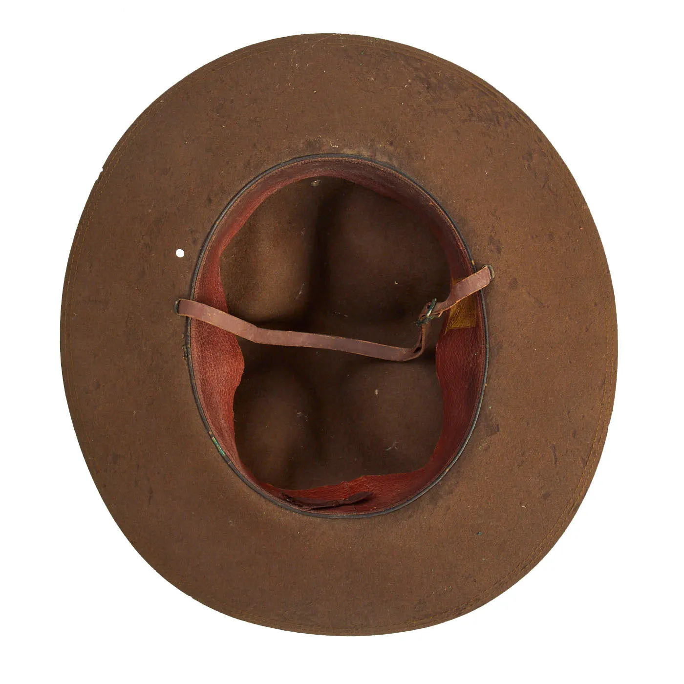 Original U.S. Punitive Expedition Model 1911 Campaign Hat by Stetson w/ Quartermaster Hat Cord and Period Dust Goggles - Size 7 ½