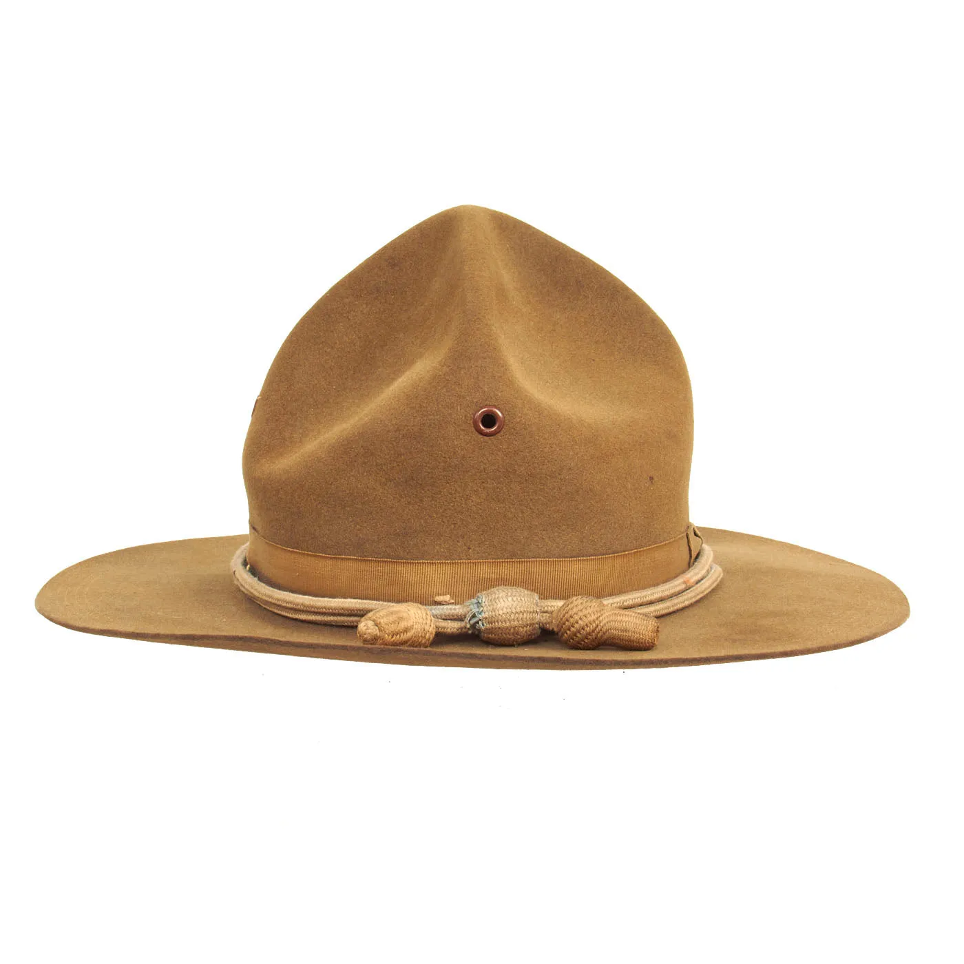 Original U.S. Punitive Expedition Model 1912 Campaign Hat by Stetson w/ Infantry Hat Cord and Period Dust Goggles