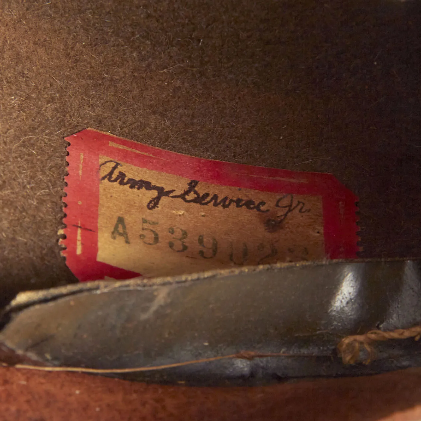 Original U.S. Punitive Expedition Model 1912 Campaign Hat by Stetson w/ Infantry Hat Cord and Period Dust Goggles