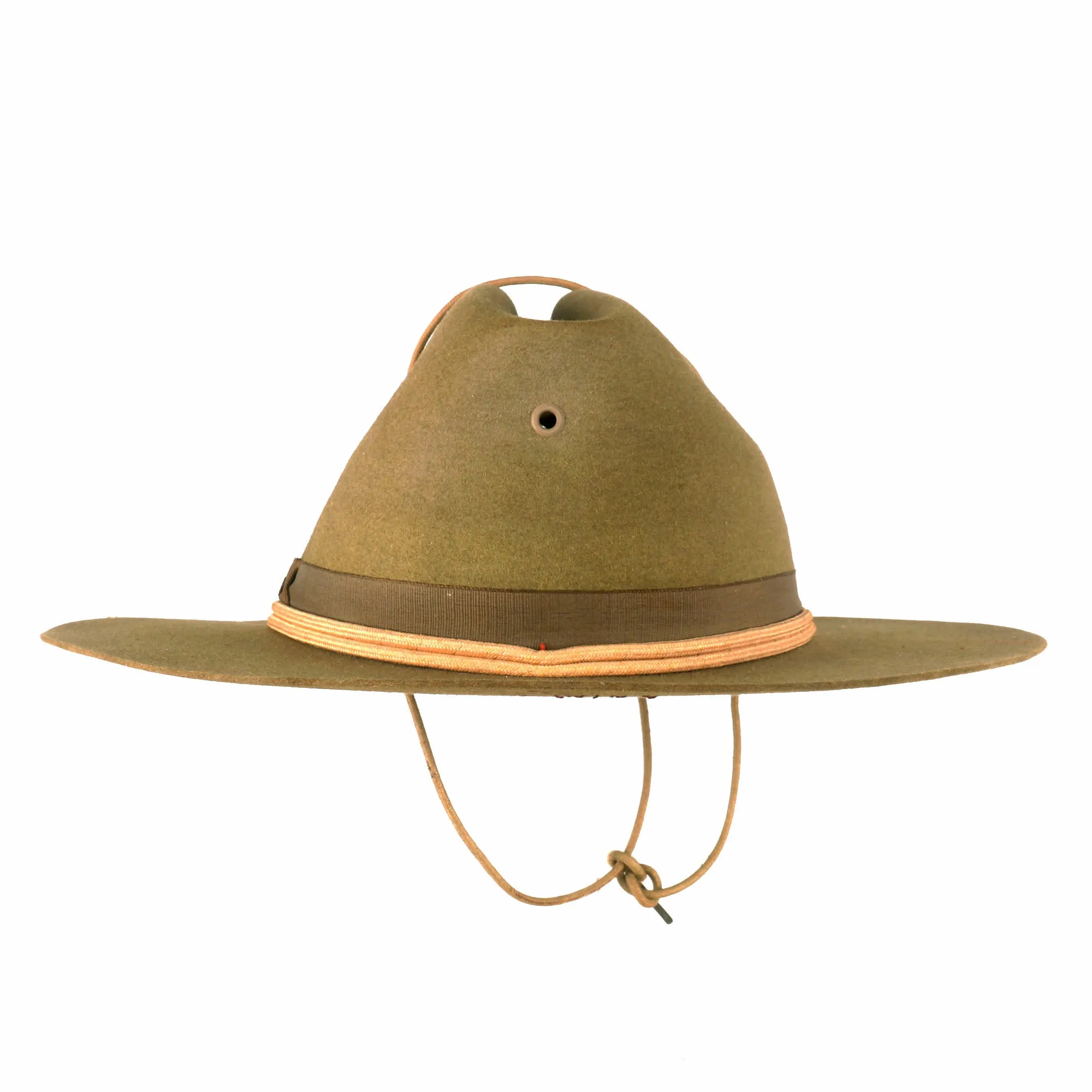 Original U.S. Punitive Expedition / WWI 5th Cavalry Regiment Model 1912 Campaign Hat with Cavalry Cord