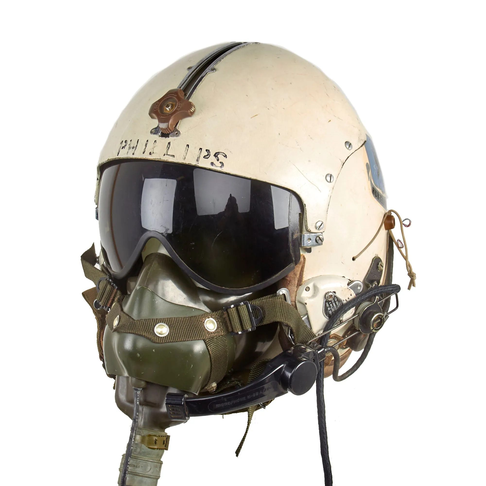 Original U.S. Vietnam War to Post War Dated HGU-2A/P Flight Helmet Grouping With Flight Suits - Major Phillips, 226th Mohawk Battalion