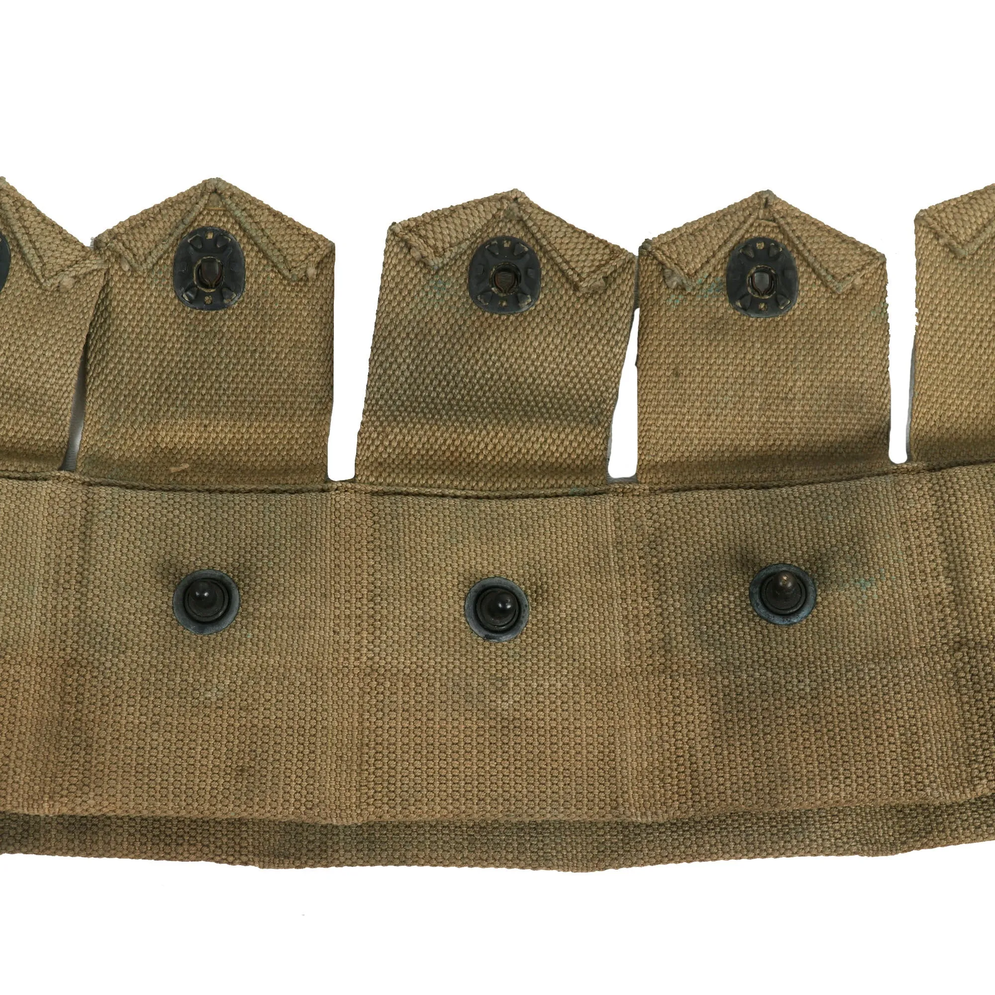 Original U.S. WWI M1912 Cavalry Ammunition Bandolier by MILLS Dated 1917 - Unissued