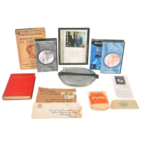 Original U.S. WWII M1910 Mess Kit Named to Bataan Death March Doctor Elmer J. Shabart with VHS Interviews & Ephemera