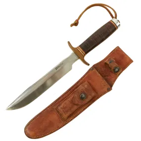 Original U.S. WWII Randall Model 1 “Orlando” Fighting Knife with Original Sheath