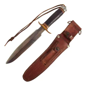 Original U.S. WWII Randall Model 1 “Springfield” Fighting Knife Circa 1943 with Original Sheath