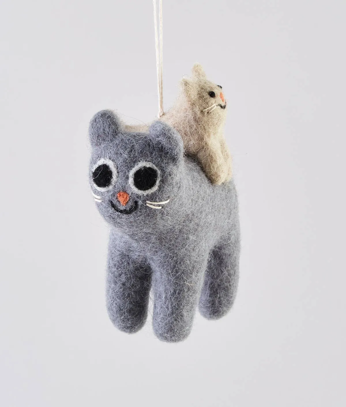 'Pabs' Cat with Friend Ornament