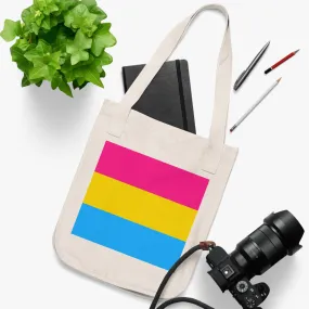 Pansexual Pride Organic Canvas Tote Bag