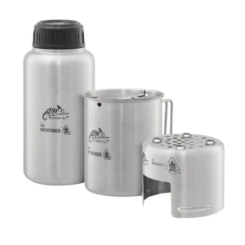 PATHFINDER STAINLESS STEEL BOTTLE COOK SET