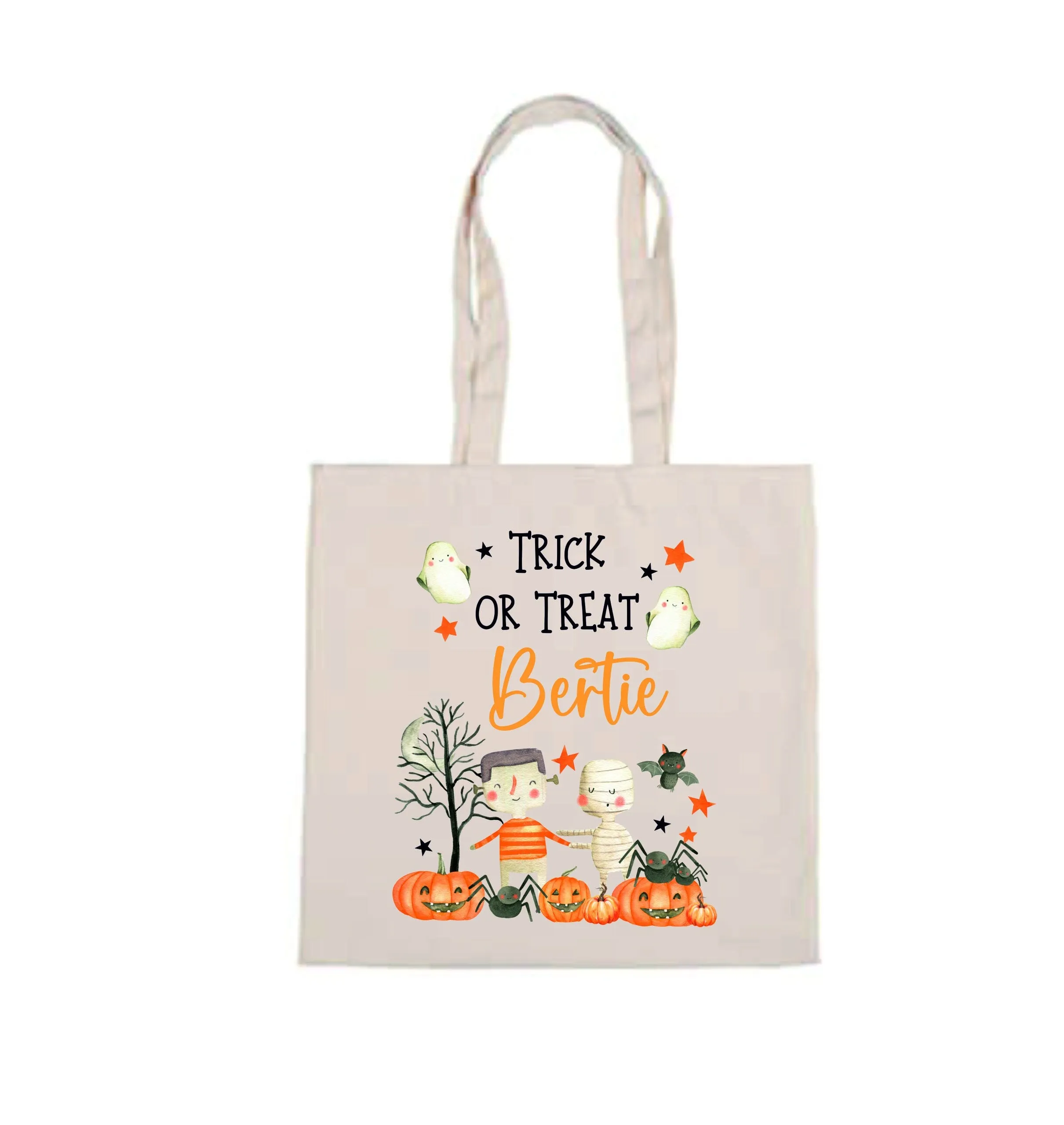 Personalised Halloween Gift Bag - Halloween Accessories - Halloween Trick or Treat Bag