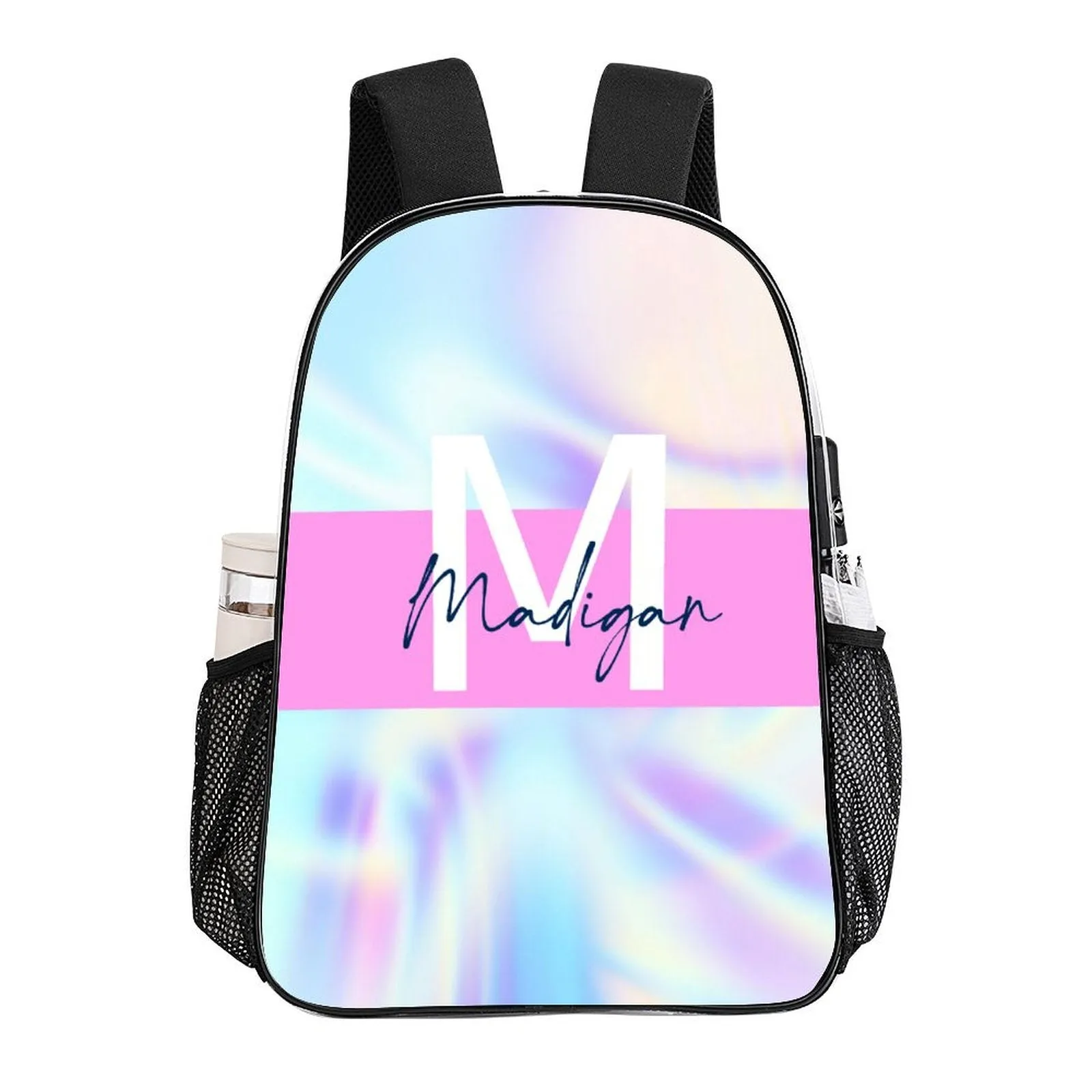 Personalized Name/Text 17 Inch Transparent Backpack