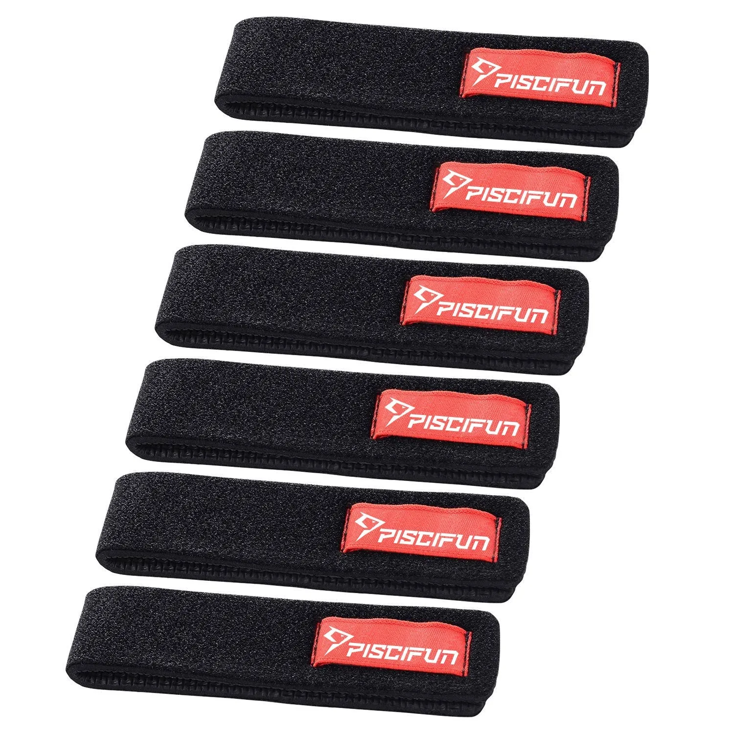 Piscifun® Fishing Rod Strap Belt Tie 6 Pcs