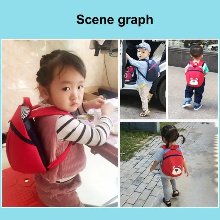 Playful Kids Anti-Lost Cartoon Backpack for School Adventures