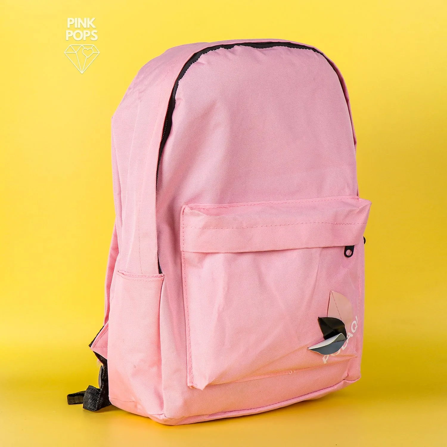 Polaqi Baby Pink Cute Backpack