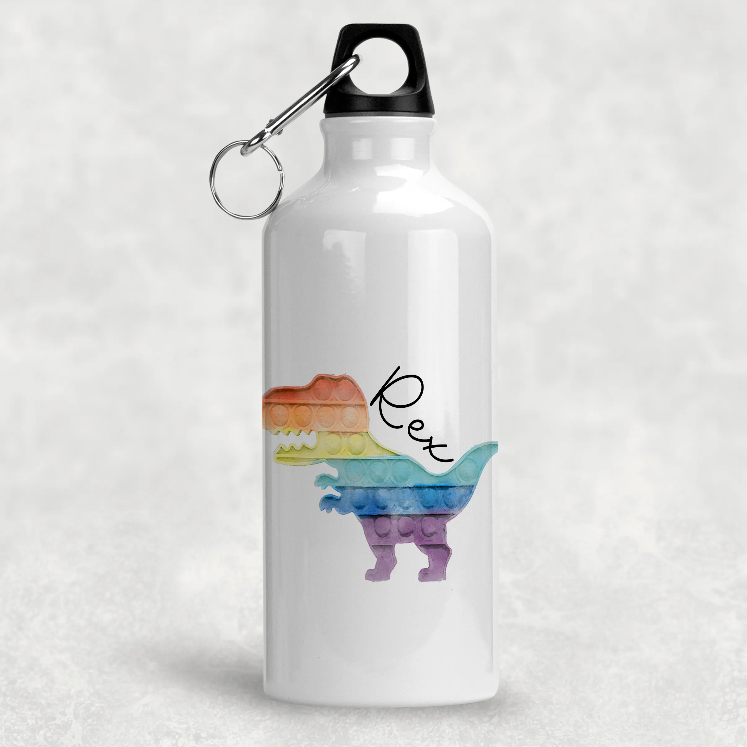 Pop It Fidget Personalised Aluminium Water Bottle 400/600ml